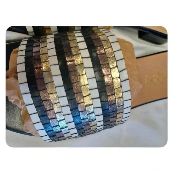 Bella Vita Eli- Italy Woven Slide Sandals  Size 7.5 - Picture 7 of 10